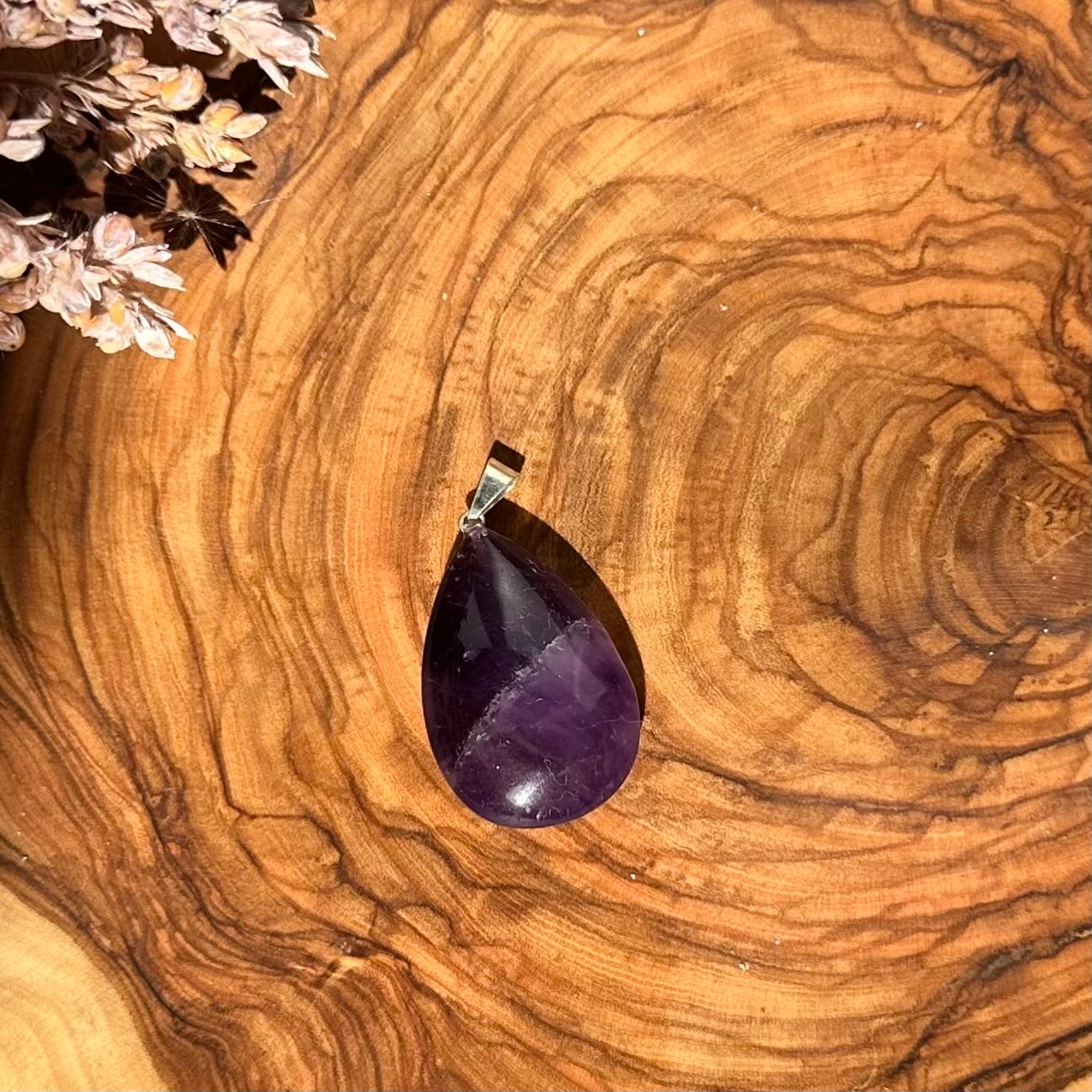 Amethyst Tropfenanhänger