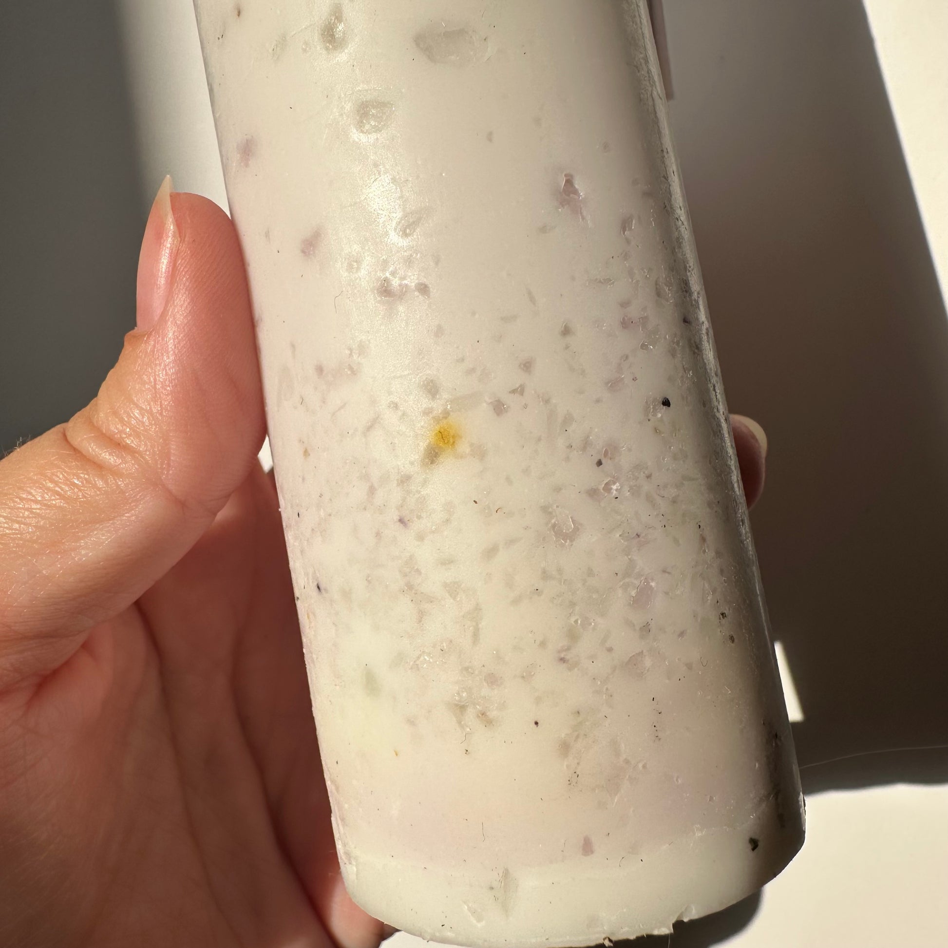 Fluorit Ritualkerze – Balance & Klarheit