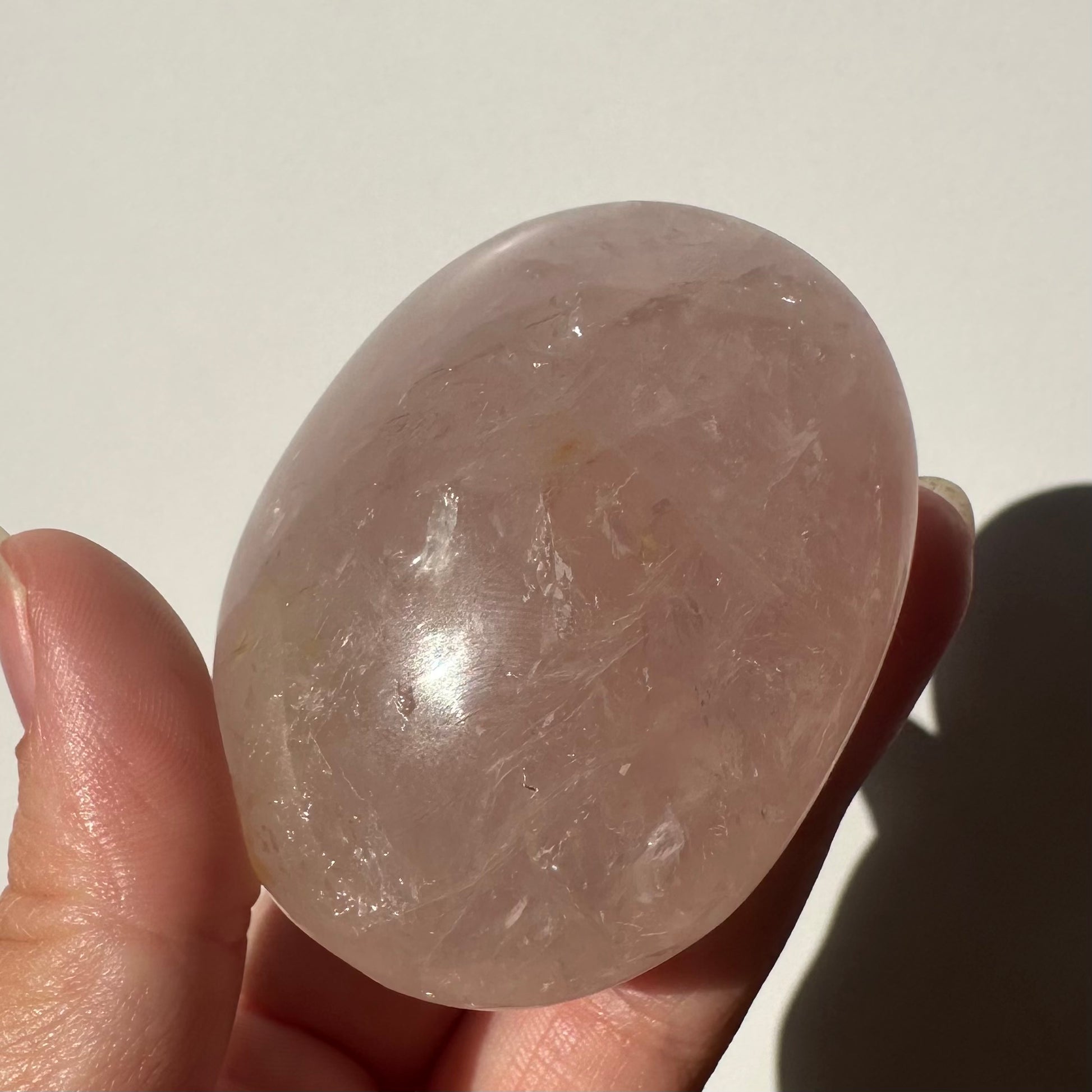 Rosenquarz Handschmeichler