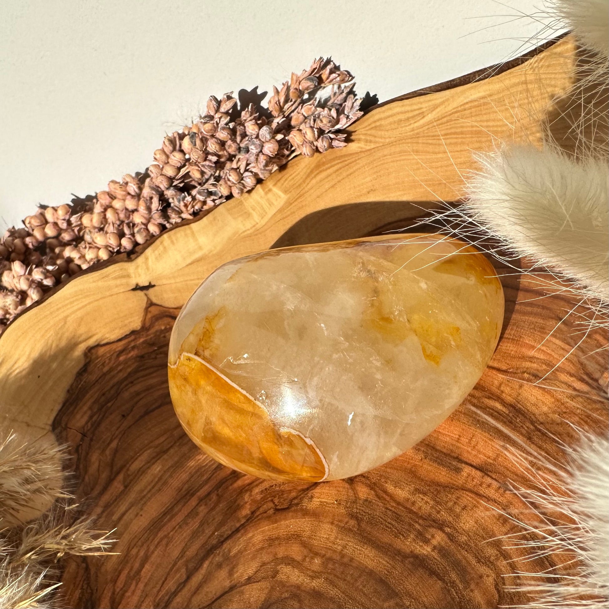 Golden Healer Trommelstein