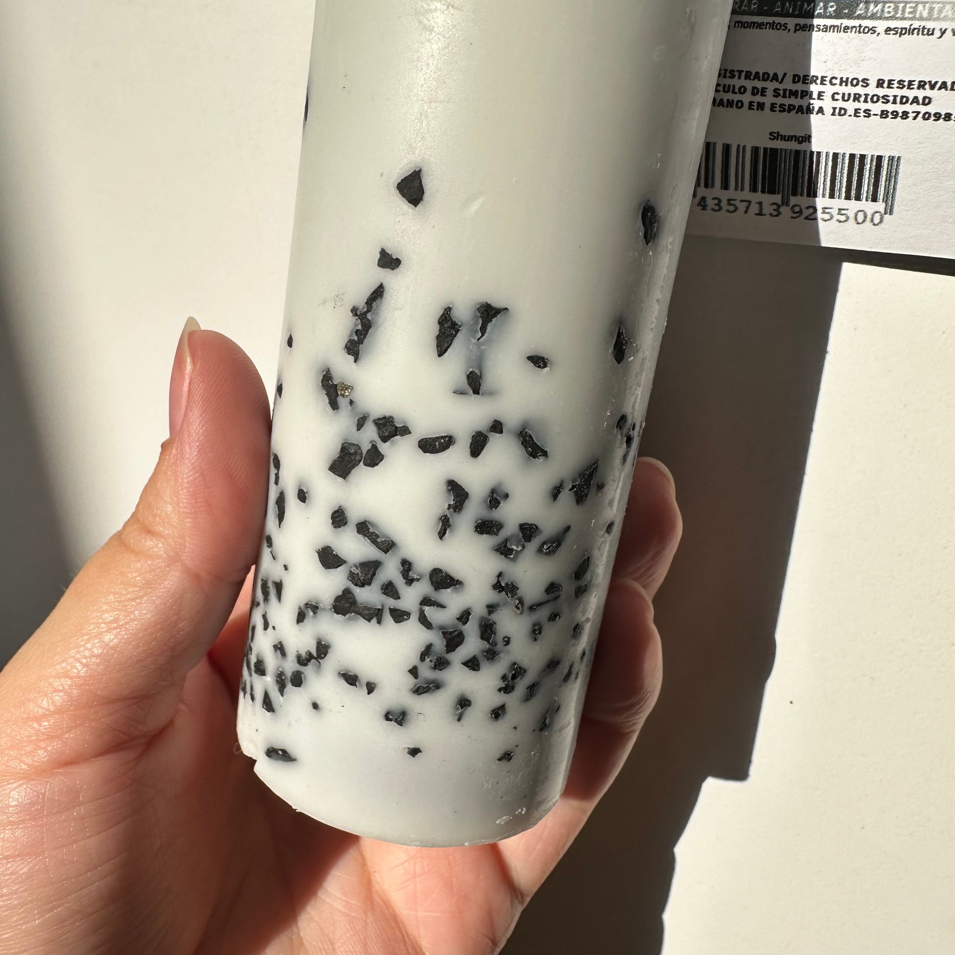 Shungit Ritualkerze – Reset für deine Energie